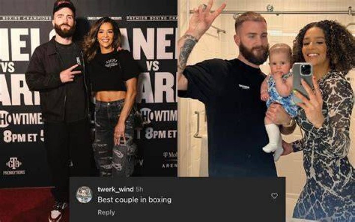 Caleb Plant and his wife