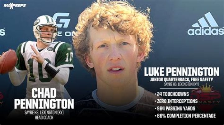 Chad Pennington height and weight