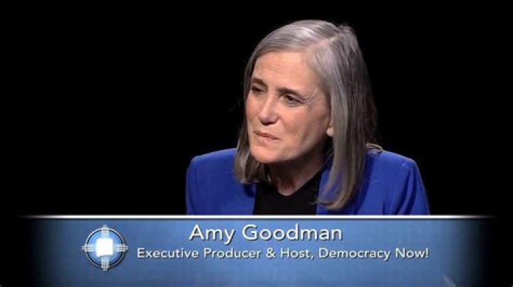 Democracy Now! host Amy Goodman was born on April 13, 1957
