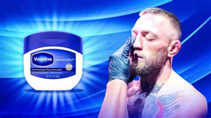 Fighter with vaseline on face
