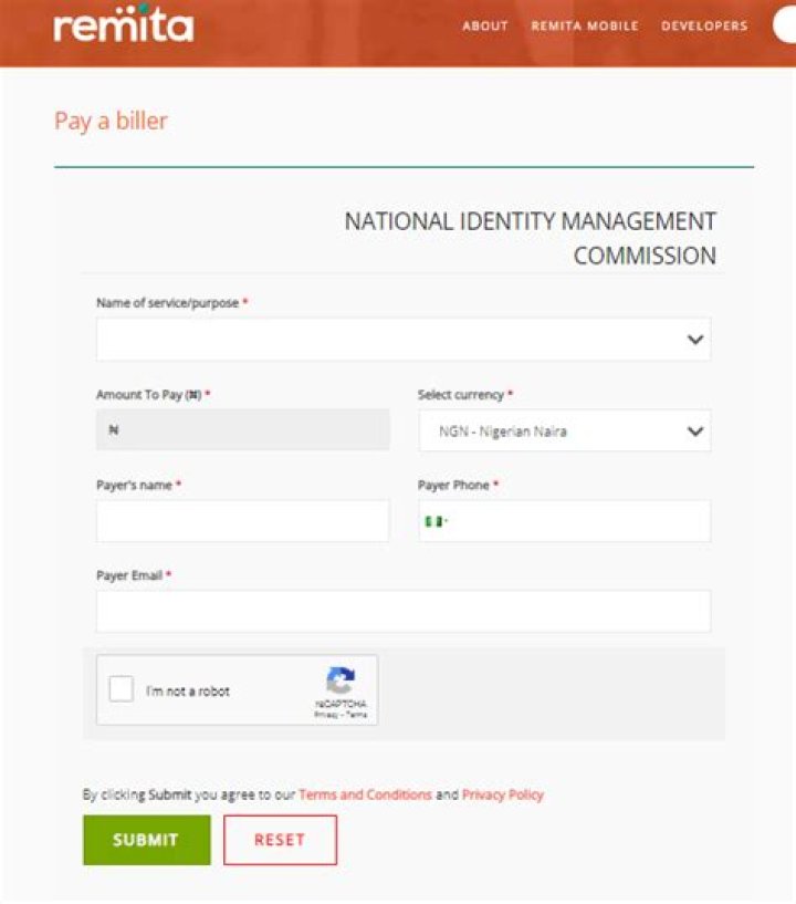 How to generate Remita Retrieval Reference Number