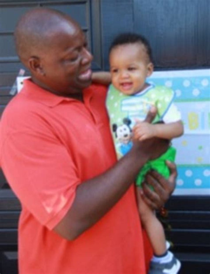Lamar Sally with his son Lamar Sally Jr.