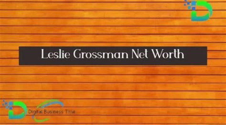 Leslie Grossman Net Worth