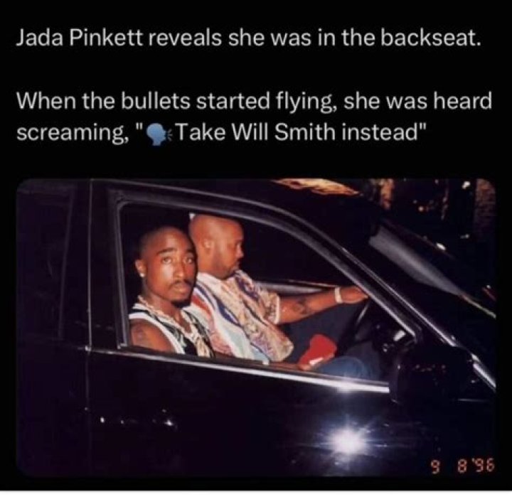 Meme about Jada Pinkett Smith and Will Smith.