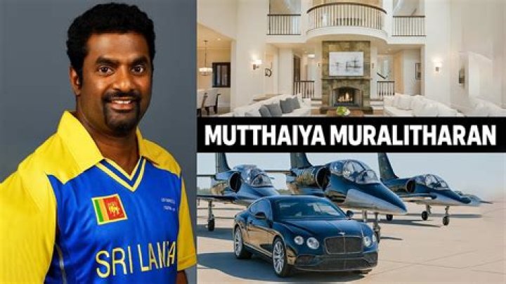 Muttiah Muralitharan Net Worth