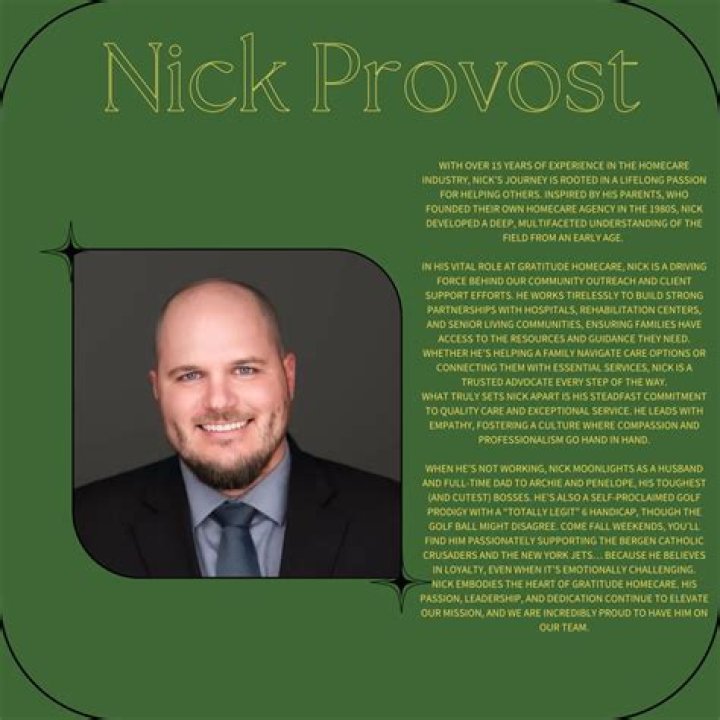 Nick Provost Net Worth 2024