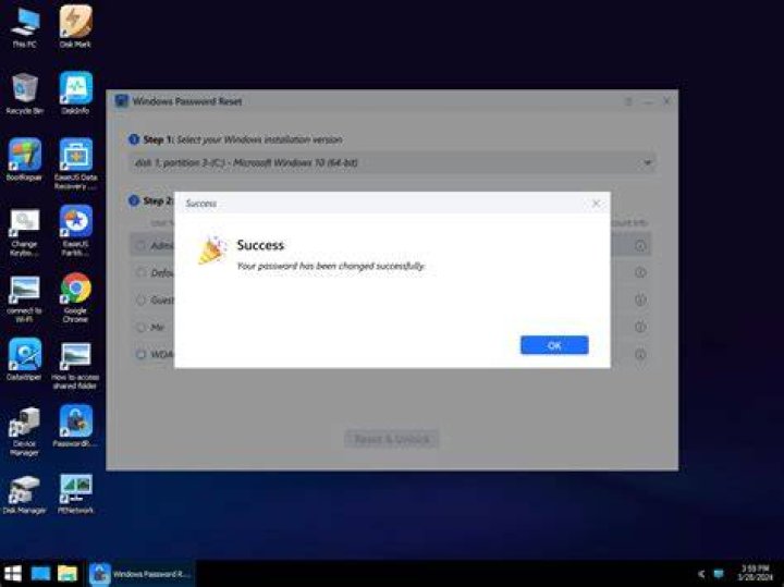 Reset password
