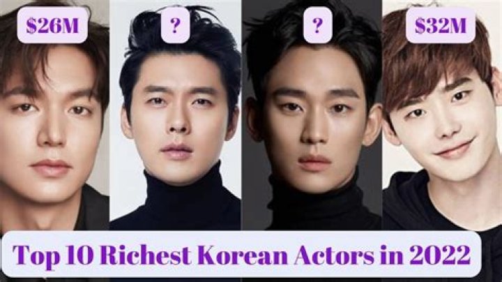 Richest korean actors