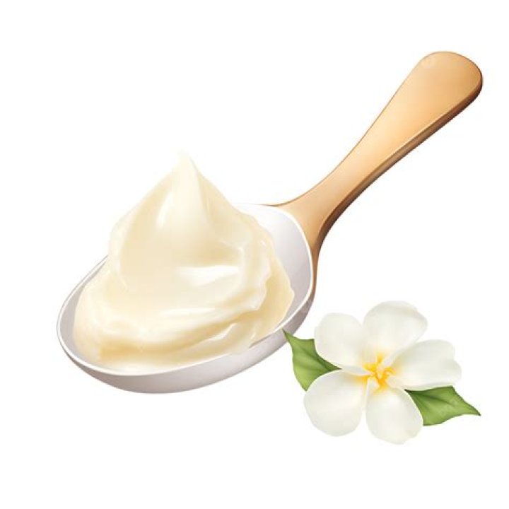 shea butter in a spoon