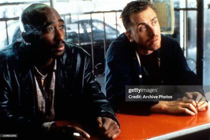 Tim Roth and Tupac Shakur in a scene from the film 'Gridlock'd'
