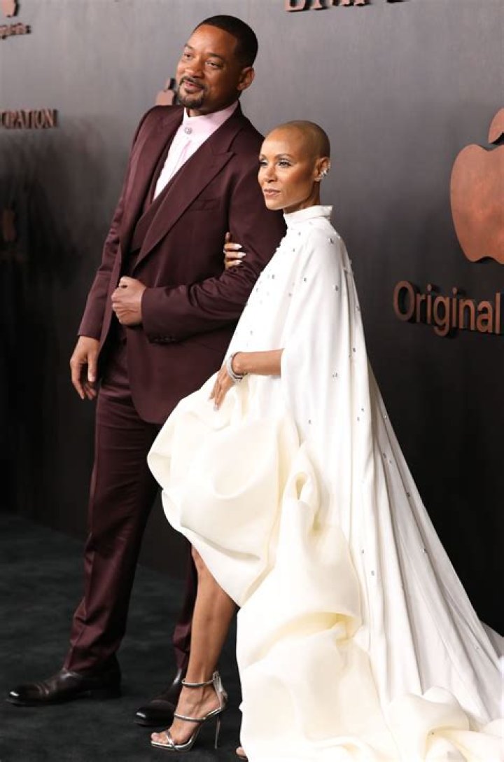 Will Smith and Jada Pinkett Smith arrive at the Apple Original Films' "Emancipation" Los Angeles Premiere